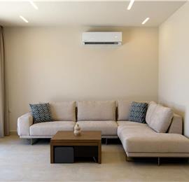  3 bedroom stone villa with pool & seaview, near Acharavi, sleeps 6